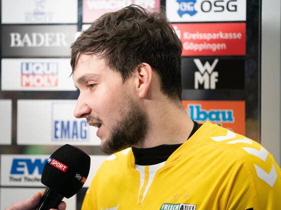 Daniel Rebmann Frisch Auf Goeppingen 12 , Frisch Auf Göppingen vs. HSG Wetzlar, 1 Bundesliga, Handball, Men, 28 11 2019 Frisch Auf Göppingen vs. HSG Wetzlar, 1 Bundesliga, Handball, Men, 28 11 2019 Göppingen Copyright: xEibner-Pressefotox EP_mst