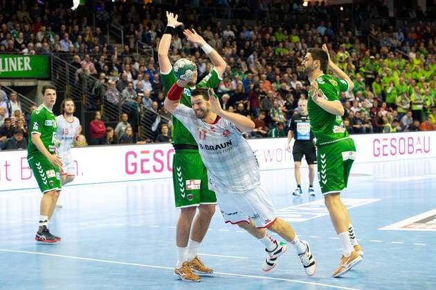 Felix Danner MT Melsungen, Fuechse Berlin vs. MT Melsungen, 28 11 19, GER, Berlin, 28 11 19, HBL, Fuechse Berlin vs. MT Melsungen, Berlin Copyright: xUwexKoch xEibner-Pressefotox EP_ukh