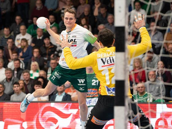 Emil Frend Öfors HSG Wetzlar 21 , Frisch Auf Göppingen vs HSG Wetzlar, 1 Bundesliga, Handball, Men, 28 11 2019 Frisch Auf Göppingen vs HSG Wetzlar, 1 Bundesliga, Handball, Men, 28 11 2019 Göppingen Copyright: xEibner-Pressefotox EP_mst