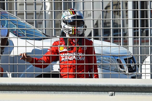 29 11 2019, xekx, Motorsport FIA , Formula 1 Abu Dhabi Grand Prix 2019 emspor, Sebastian Vettel Ferrari Accident Free Practice DFL DFB REGULATIONS PROHIBIT ANY USE OF PHOTOGRAPHS as IMAGE SEQUENCES and or QUASI VIDEO Abu Dhabi eel-fotografie Eberhard Krieger