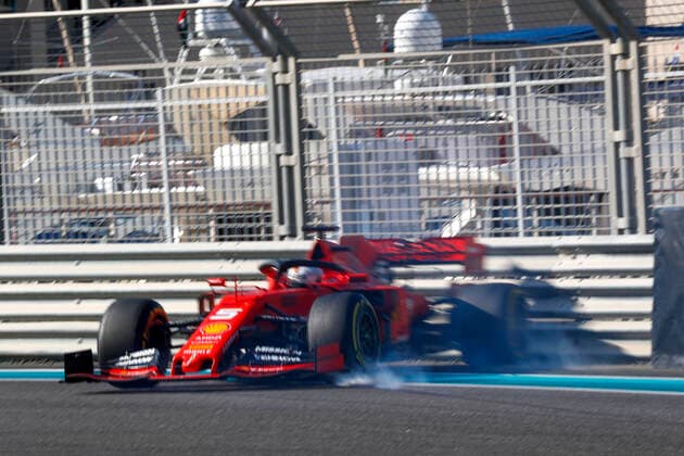 Sport Bilder des Tages Motorsports: FIA Formula One World Championship, WM, Weltmeisterschaft 2019, Grand Prix of Abu Dhabi, 5 Sebastian Vettel (GER, Scuderia Ferrari Mission Winnow), Abu Dhabi United Arab Emirates