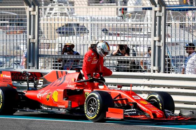 Motorsports: FIA Formula One World Championship, WM, Weltmeisterschaft 2019, Grand Prix of Abu Dhabi, 5 Sebastian Vettel (GER, Scuderia Ferrari Mission Winnow), Abu Dhabi United Arab Emirates