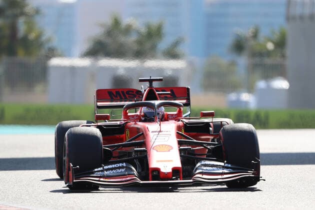 Sebastian Vettel, Scuderia Ferrari, formula 1 GP, Abu Dhabi, Yas Marina Circuit, UAE, 29 11 2019 Photo mspb Jean Petin Sebastian Vettel, formula 1 GP, Abu Dhabi, Yas Marina Circuit,