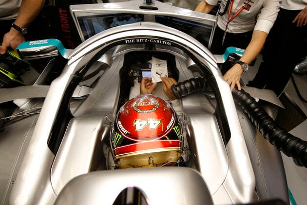 Motorsports: FIA Formula One World Championship, WM, Weltmeisterschaft 2019, Grand Prix of Abu Dhabi, 44 Lewis Hamilton (GBR, Mercedes AMG Petronas Motorsport), Abu Dhabi United Arab Emirates