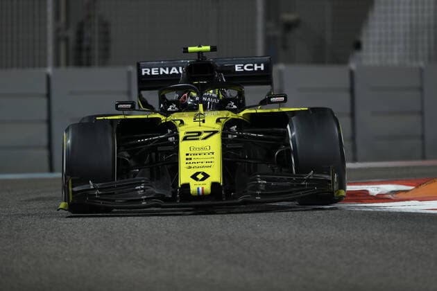 Nico Huelkenberg, Renault F1 Team, formula 1 GP, Abu Dhabi, Yas Marina Circuit, VAI, 29 11 2019 Photo mspb Jerry Andre Nico Huelkenberg, formula 1 GP, Abu Dhabi, Yas Marina Circuit,