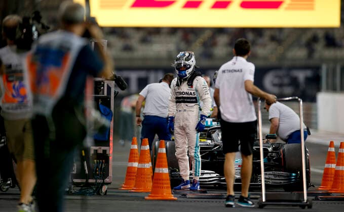 Motorsports: FIA Formula One World Championship, WM, Weltmeisterschaft 2019, Grand Prix of Abu Dhabi, 77 Valtteri Bottas (FIN, Mercedes AMG Petronas Motorsport), Abu Dhabi United Arab Emirates