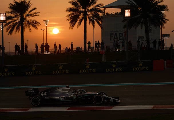 FORMULA 1 ETIHAD AIRWAYS ABU DHABI GRAND PRIX 2019 29 11 2019, Yas Marina Circuit, Abu Dhabi, FORMULA 1 ETIHAD AIRWAYS ABU DHABI GRAND PRIX 2019 , pictured Lewis Hamilton GB 44 , Mercedes AMG Petronas Motorsport nordphotoxBratic nph00250
