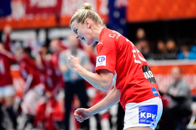 Denmark meets Australia, in the preliminary round in Group B, during the Womens Handball World Cup at Kumamoto Prefectural Gymnasium in Japan, Saturday November 30, 2019, Kumamoto Denmark,  Copyright: BoxAmstrupx cop222 spdk20191130-124010-L