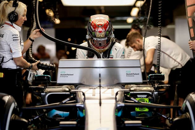 Motorsports: FIA Formula One World Championship, WM, Weltmeisterschaft 2019, Grand Prix of Abu Dhabi, 44 Lewis Hamilton (GBR, Mercedes AMG Petronas Motorsport), Abu Dhabi United Arab Emirates