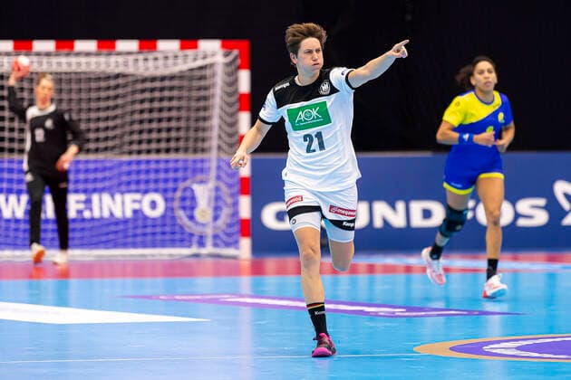 Handball, Women WM 2019, preliminary round, Group B, 1 matchday , Germany Brazil Ina Grossmann Germany Thueringer HC Yamaga City Overall Gymnasium Kumamoto Japan