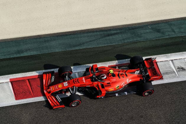 Photo4 LaPresse 30 11 2019 Abu Dhabi, United Arab Emirates Grand Prix Formula One Abu Dhabi 2019 In the pic: Charles Leclerc (MON) Scuderia Ferrari SF90  Copyright: xPhoto4 LaPressex