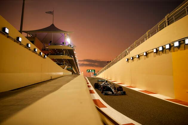 Motorsports: FIA Formula One World Championship, WM, Weltmeisterschaft 2019, Grand Prix of Abu Dhabi, 77 Valtteri Bottas (FIN, Mercedes AMG Petronas Motorsport), Abu Dhabi United Arab Emirates