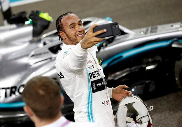 Motorsports: FIA Formula One World Championship, WM, Weltmeisterschaft 2019, Grand Prix of Abu Dhabi, 44 Lewis Hamilton (GBR, Mercedes AMG Petronas Motorsport), Abu Dhabi United Arab Emirates