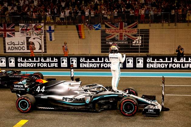 Motorsports: FIA Formula One World Championship, WM, Weltmeisterschaft 2019, Grand Prix of Abu Dhabi, 44 Lewis Hamilton (GBR, Mercedes AMG Petronas Motorsport), Abu Dhabi United Arab Emirates