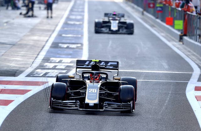 Kevin Magnussen, Haas, F1 Team, formula 1 GP, Abu Dhabi, Yas Marina Circuit, UAE, 30 11 2019 Photo mspb Jean Petin Kevin Magnussen, formula 1 GP, Abu Dhabi, Yas Marina Circuit,