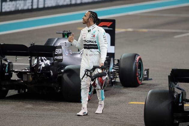 Photo4 LaPresse 30 11 2019 Abu Dhabi, United Arab Emirates Grand Prix Formula One Abu Dhabi 2019 In the pic: pole position Lewis Hamilton (GBR) Mercedes AMG F1 W10  Copyright: xPhoto4 LaPressex