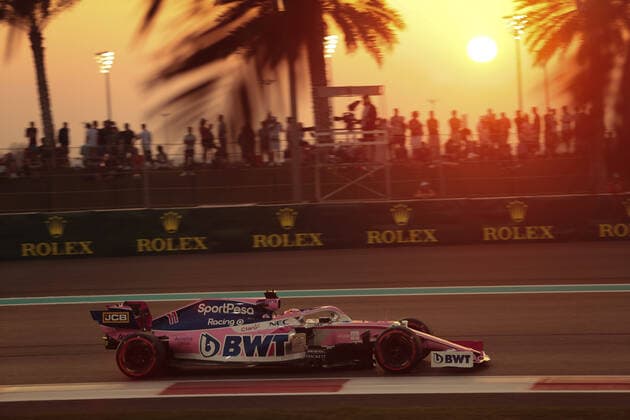 Photo4 LaPresse 30 11 2019 Abu Dhabi, United Arab Emirates Grand Prix Formula One Abu Dhabi 2019 In the pic: Sergio Perez (MEX) Racing Point F1 Team RP19  Copyright: xPhoto4 LaPressex