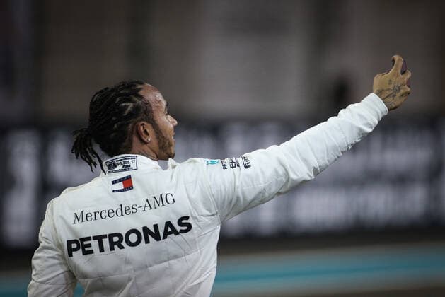 Photo4 LaPresse 30 11 2019 Abu Dhabi, United Arab Emirates Grand Prix Formula One Abu Dhabi 2019 In the pic: pole position Lewis Hamilton (GBR) Mercedes AMG F1 W10  Copyright: xPhoto4 LaPressex