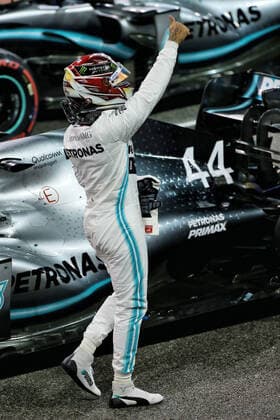 Photo4 LaPresse 30 11 2019 Abu Dhabi, United Arab Emirates Grand Prix Formula One Abu Dhabi 2019 In the pic: pole position Lewis Hamilton (GBR) Mercedes AMG F1 W10  Copyright: xPhoto4 LaPressex