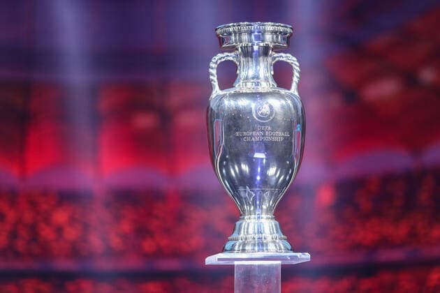 30.11.2019 BUKARESZT, RUMUNIA ( BUKAREST, ROMANIA ) CENTRUM WYSTAWOWE ROMEXPO ( ROMEXPO EXIBITION CENTER ) PILKA NOZNA (FOOTBALL) LOSOWANIE GRUP FINALOWYCH MISTRZOSTW EUROPY UEFA EURO, EM, Europameisterschaft,Fussball 2020 ( UEFA EURO 2020 FINAL DRAW ) NZ Puchar Henriego Delaunaya PUCHAR MISTRZOSTW EUROPY ILUSTRACJA FOTO LUKASZ GROCHALA CYFRASPORT NEWSPIX.PL --- Newspix.pl  20191130CSLG0038