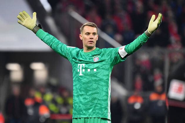 Manuel NEUER Goalkeeper FC Bayern Muenchen , gestures, action, single picture, cut single motif, half figure, half figure football 1 Bundesliga, 13 matchday, matchday13, FC Bayern Muenchen M Bayer 04 Leverkusen LEV 1 2, on 30 11 2019 in Munich A L L I A N Z A R E N A, DFL REGULATIONS PROHIBIT ANY USE OF PHOTOGRAPHS AS IMAGE SEQUENCES AND OR QUASI VIDEO