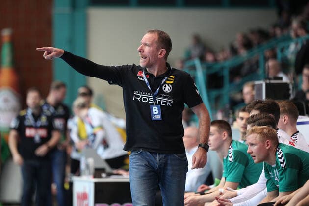 Frank Carstens coach TSV GWD Minden GER, Handball, 1 Bundesliga, TSV GWD Minden against Rhein Neckar Loewen, 30 11 2019 Minden Copyright: xStrohdiekx Eibner-Pressefotox EP_jsk