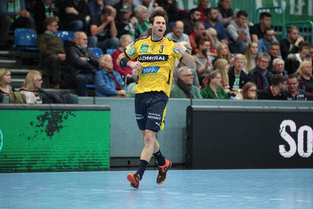 Uwe Gensheimer Rhein Neckar Loewen 3 GER, Handball, 1 Bundesliga, TSV GWD Minden against Rhein Neckar Loewen, 30 11 2019 Minden Copyright: xStrohdiekx Eibner-Pressefotox EP_jsk