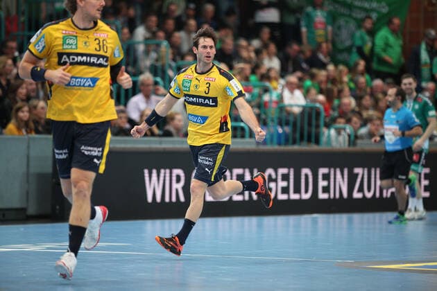 Uwe Gensheimer Rhein Neckar Loewen 3 GER, Handball, 1 Bundesliga, TSV GWD Minden against Rhein Neckar Loewen, 30 11 2019 Minden Copyright: xStrohdiekx Eibner-Pressefotox EP_jsk