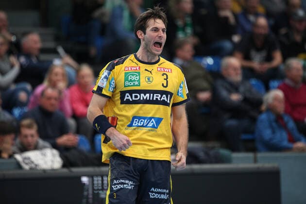 Uwe Gensheimer Rhein Neckar Loewen 3 GER, Handball, 1 Bundesliga, TSV GWD Minden against Rhein Neckar Loewen, 30 11 2019 Minden Copyright: xStrohdiekx Eibner-Pressefotox EP_jsk