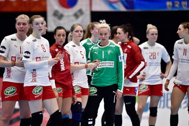 Denmark meets South Korea, in the preliminary round in Group B, during the Womens Handball World Cup in Kumamoto Prefectural Gymnasium in Japan, Sunday December 1, 2019, Kumamoto,  Copyright: BoxAmstrupx COP222 spdk20191201-141036-L