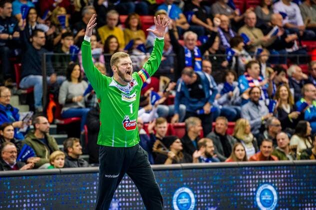 Bitter, Johannes TVB Stuttgart 1 TVB 1898 Stuttgart HSG Nordhorn Lingen HBL LIQUI MOLY 1 Handball BundesligaSCHARRena Stuttgart Baden Wuerttemberg Germany 01 12 19 Handball 15 Spieltag , Baden Wuerttemberg Germany