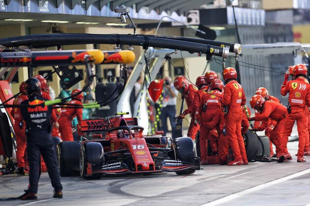 Photo4 LaPresse 01 12 2019 Abu Dhabi, United Arab Emirates Grand Prix Formula One Abu Dhabi 2019 In the pic: Charles Leclerc (MON) Scuderia Ferrari SF90  Copyright: xPhoto4 LaPressex