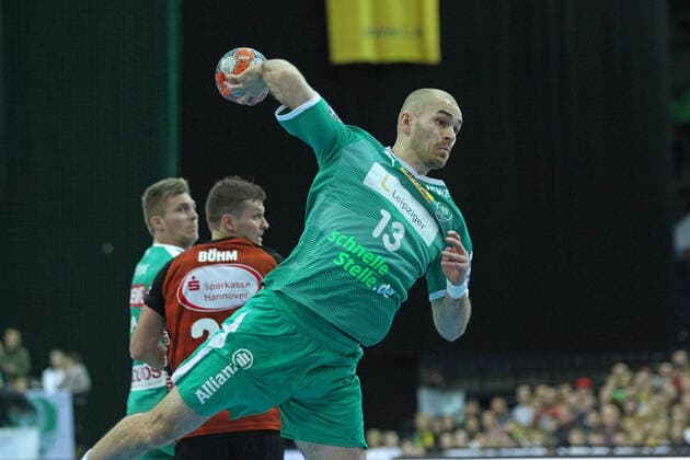 SC DHfK Leipzig vs. TSV Hannover Burgdorf, Liqui Moly HBL, 01 12 19 Handball, 1 Bundesliga, Season 2019 2020, 15 Matchday SC DHfK Leipzig vs. TSV Hannover Burgdorf on 01 12 19 in the Quarterback Real Estate Arena Leipzig Im Bild Maximilian JANKE 13, SC DHfK Leipzig Copyright: xBEAUTIFULxSPORTS JanxKaeferx