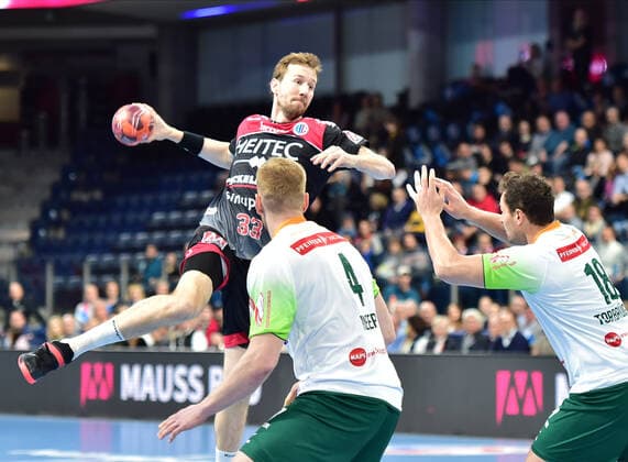 01 12 2019 Handball 1 Bundesliga LIQUI MOLY HBL Season 2019 2020 16 Matchday HC Erlangen Metropolitan Region Nuremberg HCE HSG Wetzlar OGo Nikolai Link 33, HC Erlangen HCE