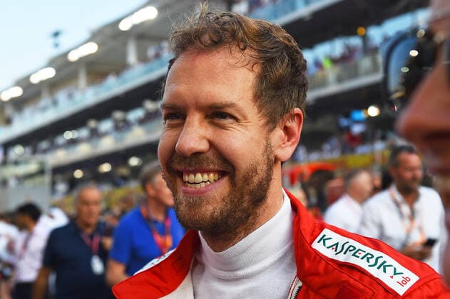 01 12 2019, xekx, Motorsport FIA, Formula 1 Abu Dhabi Grand Prix Racing 2019 emspor, Sebastian Vettel Ferrari DFL DFB REGULATIONS PROHIBIT ANY USE OF PHOTOGRAPHS as IMAGE SEQUENCES and or QUASI VIDEO Abu Dhabi eel-fotografie Eberhard Krieger
