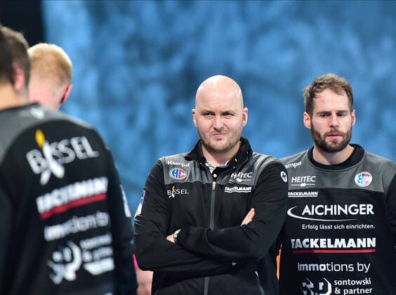 01 12 2019 Handball 1 Bundesliga LIQUI MOLY HBL Season 2019 2020 16 Matchday HC Erlangen Metropolregion Nürnberg HCE HSG Wetzlar OGo Adalsteinn Eyjolfsson Trainer HC Erlangen HCE