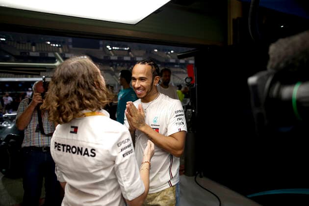 Motorsports: FIA Formula One World Championship, WM, Weltmeisterschaft 2019, Grand Prix of Abu Dhabi, 44 Lewis Hamilton (GBR, Mercedes AMG Petronas Motorsport), Abu Dhabi United Arab Emirates