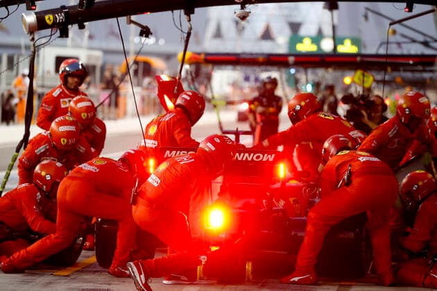 Motorsports: FIA Formula One World Championship, WM, Weltmeisterschaft 2019, Grand Prix of Abu Dhabi, 5 Sebastian Vettel (GER, Scuderia Ferrari Mission Winnow), Abu Dhabi United Arab Emirates