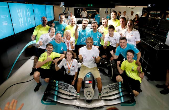 Motorsports: FIA Formula One World Championship, WM, Weltmeisterschaft 2019, Grand Prix of Abu Dhabi, 44 Lewis Hamilton (GBR, Mercedes AMG Petronas Motorsport), Abu Dhabi United Arab Emirates