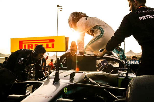 Motorsports: FIA Formula One World Championship, WM, Weltmeisterschaft 2019, Grand Prix of Abu Dhabi, 77 Valtteri Bottas (FIN, Mercedes AMG Petronas Motorsport), Abu Dhabi United Arab Emirates