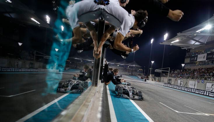 Motorsports: FIA Formula One World Championship, WM, Weltmeisterschaft 2019, Grand Prix of Abu Dhabi, 44 Lewis Hamilton (GBR, Mercedes AMG Petronas Motorsport), Abu Dhabi United Arab Emirates