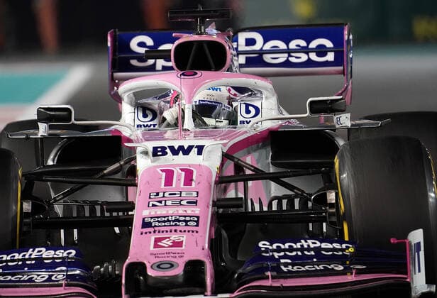 FORMULA 1 ETIHAD AIRWAYS ABU DHABI GRAND PRIX 2019 01 12 2019, Yas Marina Circuit, Abu Dhabi, FORMULA 1 ETIHAD AIRWAYS ABU DHABI GRAND PRIX 2019 , pictured Sergio Perez MEX 11 , Sportpesa Racing Point F1 Team nordphotoxBratic nph00250