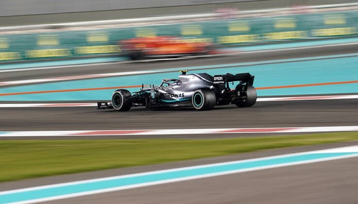 FORMULA 1 ETIHAD AIRWAYS ABU DHABI GRAND PRIX 2019 01 12 2019, Yas Marina Circuit, Abu Dhabi, FORMULA 1 ETIHAD AIRWAYS ABU DHABI GRAND PRIX 2019 , pictured Valtteri Bottas FIN 77 , Mercedes AMG Petronas Motorsport nordphotoxBratic nph00250