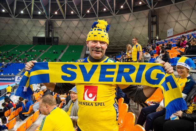 191202 Fans of Sweden ahead of the Women s World Handball Championship match between China and Sweden on December 2, 2019 in Kumamoto Photo Ludvig Thunman BILDBYRAN kod LT 35690 bbeng dam women handball handboll world handball championship 2019 sverige sweden china kina publik,  Copyright: LUDVIGxTHUNMAN BB191202LT001