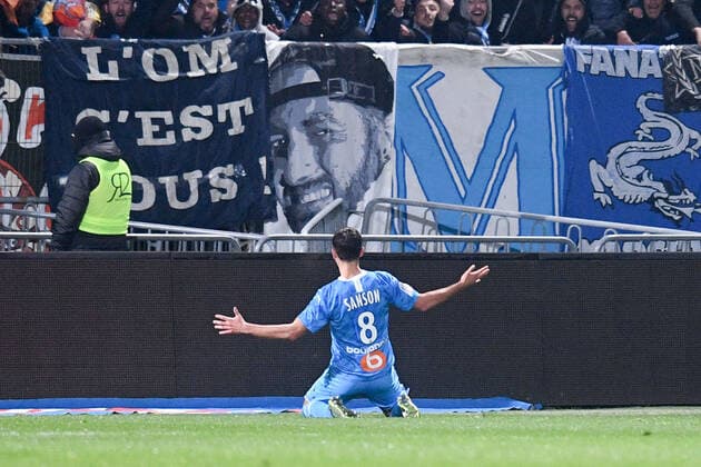 JOIE - 08 MORGAN SANSON (OM) FOOTBALL : Angers vs Marseille - Ligue 1 Conforama - 03 12 2019 FEP Panoramic 