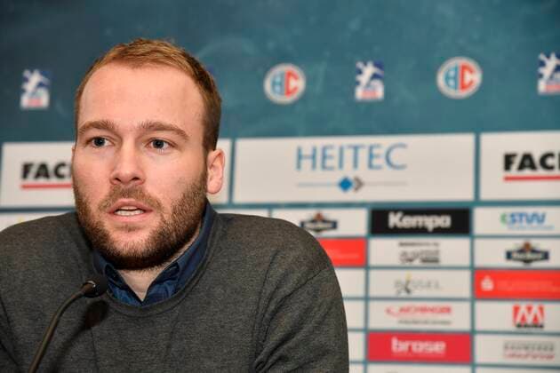 03 12 2019 Handball 1 Bundesliga Season 2019 2020 HC Erlangen HCE Press conference Press event Media event Kevin Schmidt Sport director HC Erlangen HCE