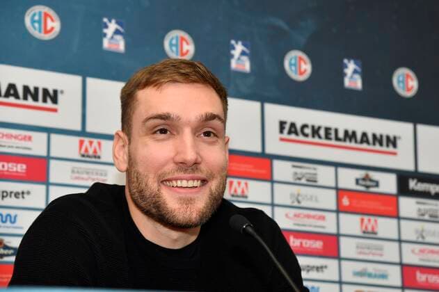 03 12 2019 Handball 1 Bundesliga Season 2019 2020 HC Erlangen HCE Press conference Press event Media event Klemen Ferlin