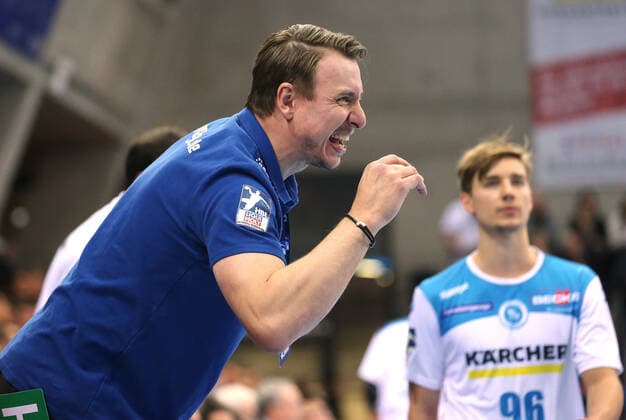 BAU 03 12 2019 Stuttgart Handball TVB Stuttgart vs. THW Kiel, Trainer Filip Jicha Kiel