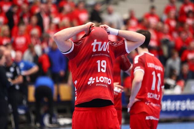 Jan Remmlinger Ludwigshafen is disappointed about the defeat against Lemgo Eulen Ludwigshafen vs. TBV Lemgo, Handball, DHB Cup, 03 12 2019 Eulen Ludwigshafen vs. TBV Lemgo, Handball, DHB Cup, 03 12 2019 Ludwigshafen, Germany Copyright: xWeissx Eibner-Pressefotox EP_rws