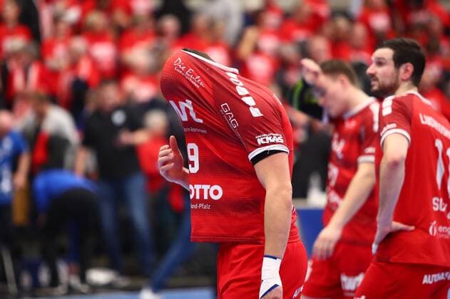 Jan Remmlinger Ludwigshafen is disappointed about the defeat against Lemgo Eulen Ludwigshafen vs. TBV Lemgo, Handball, DHB Cup, 03 12 2019 Eulen Ludwigshafen vs. TBV Lemgo, Handball, DHB Cup, 03 12 2019 Ludwigshafen, Germany Copyright: xWeissx Eibner-Pressefotox EP_rws